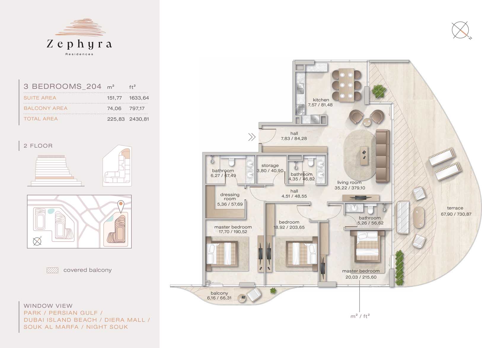 Zephyra Residences at Dubai Islands floor plan 5