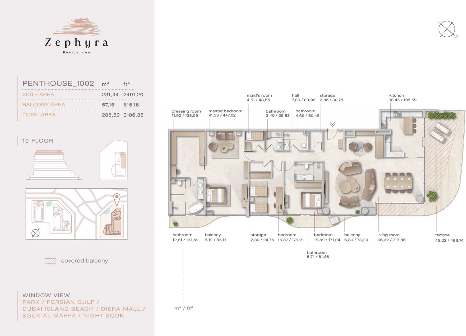 Zephyra Residences at Dubai Islands floor plan 4