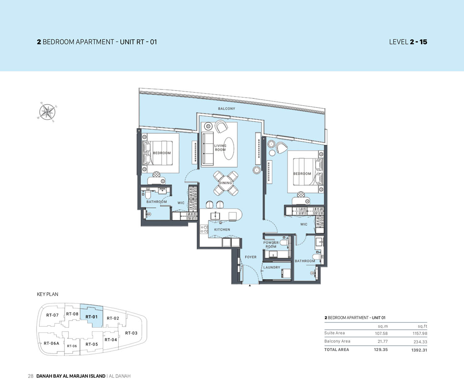 Danah Bay at Al Marjan floor plan 2