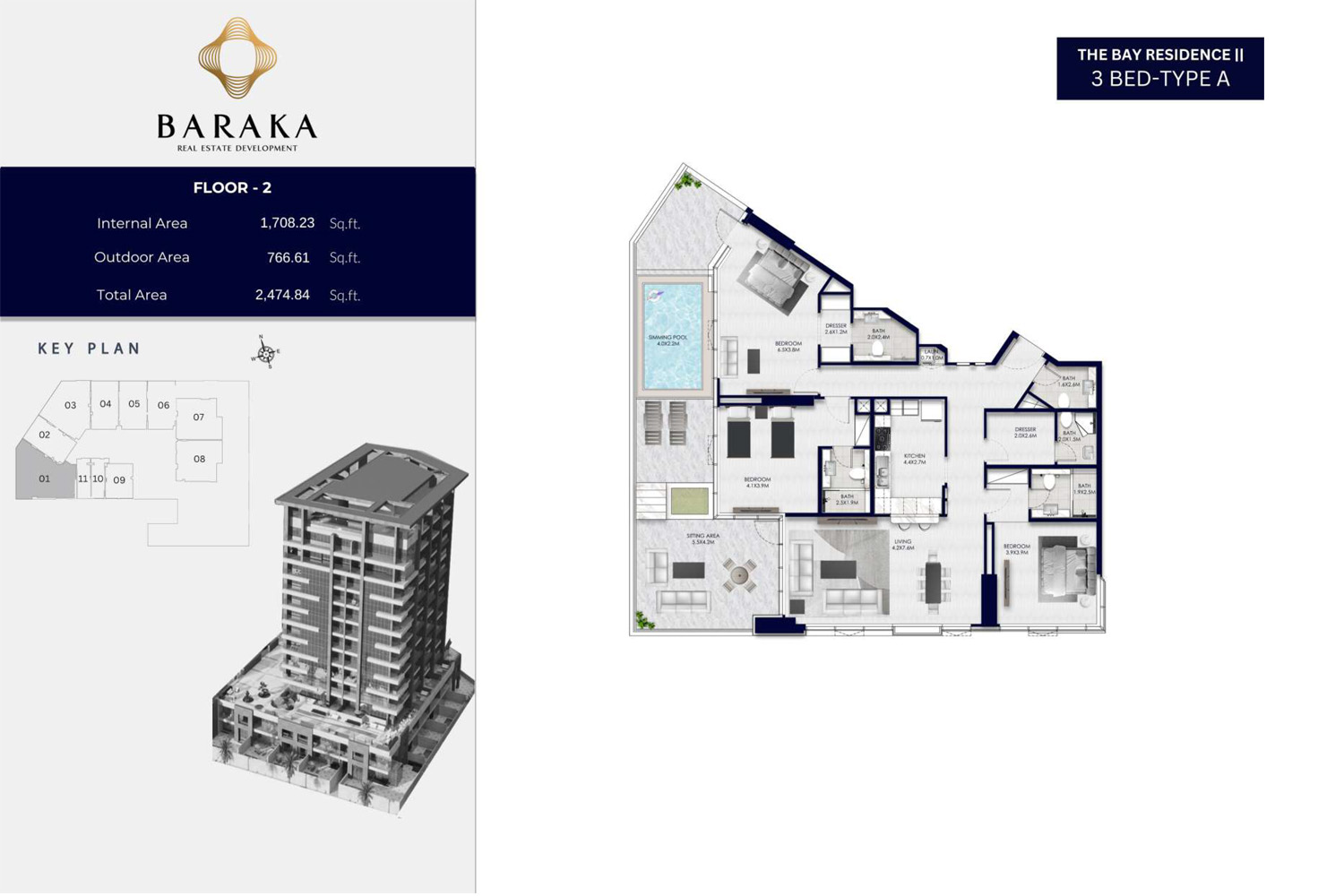 The Bay 2 Residence at Yas Island floor plan 4