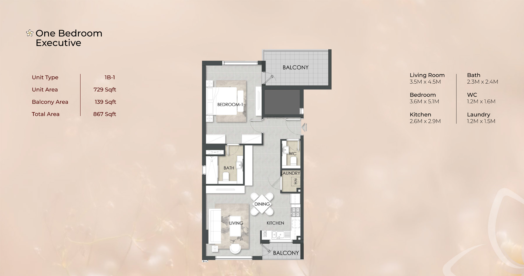 Alba Residences floor plan 1