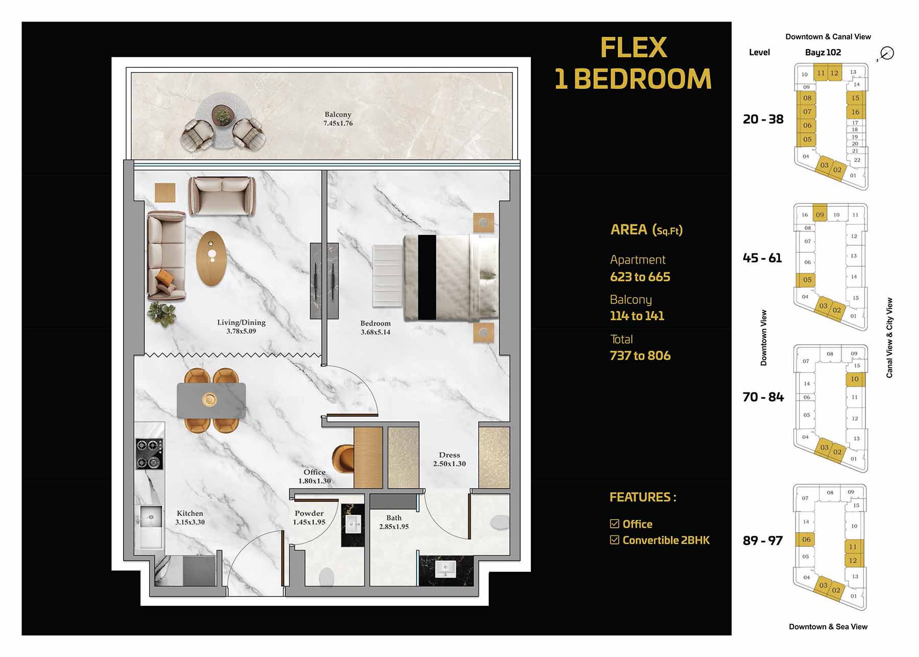 BAYZ 102 by Danube floor plan 2