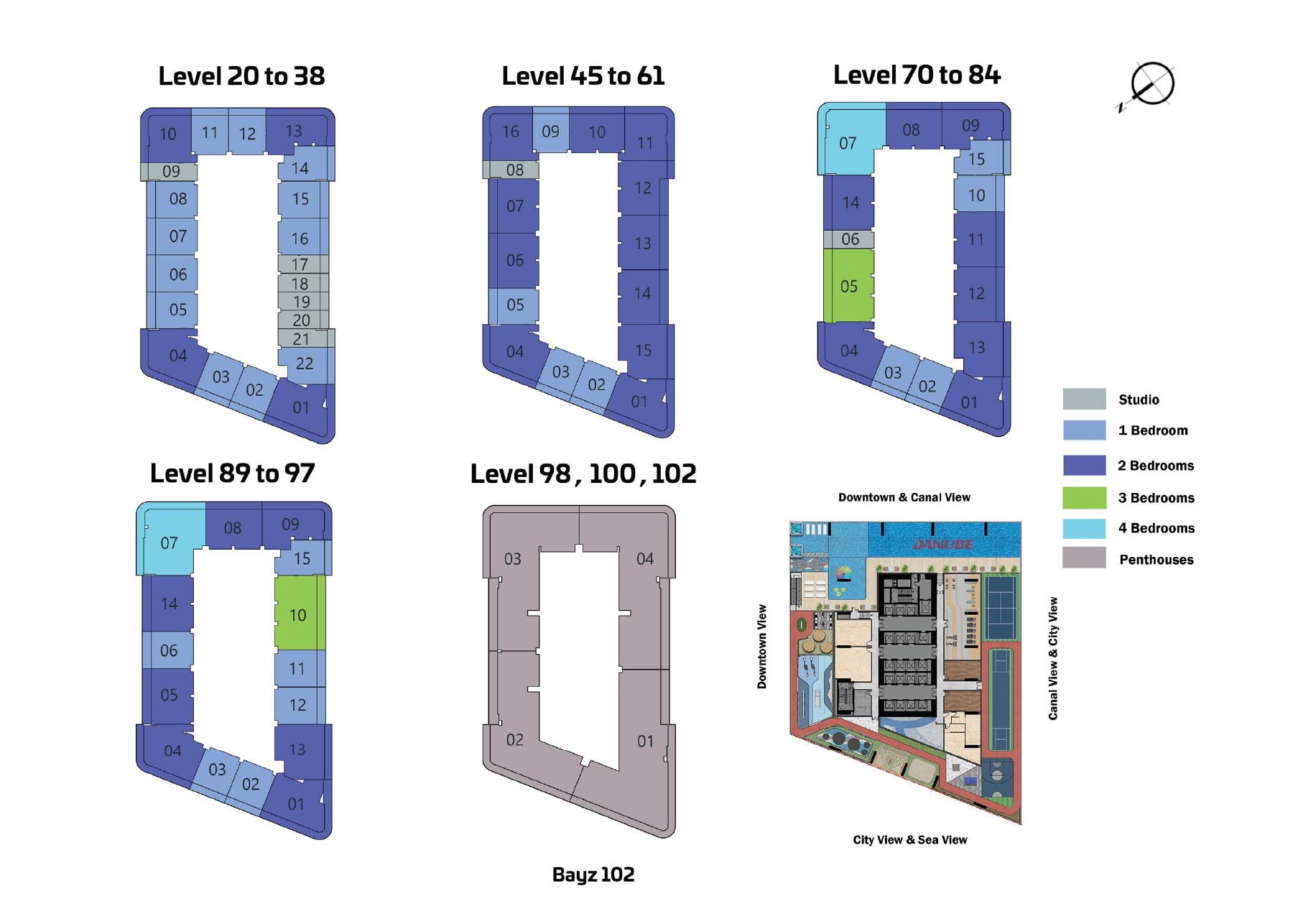 BAYZ 102 by Danube floor plan 4