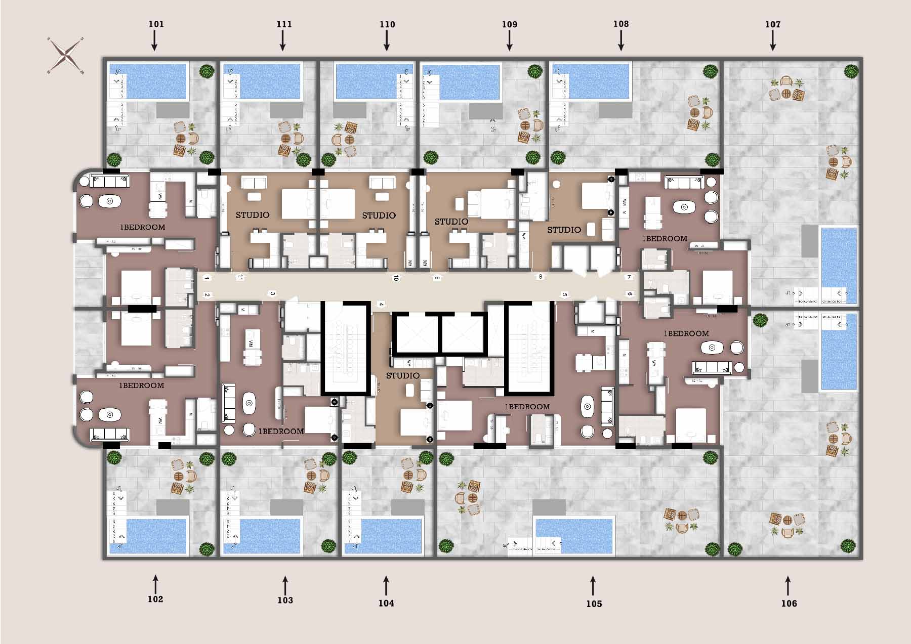 Coral by Vision floor plan 3