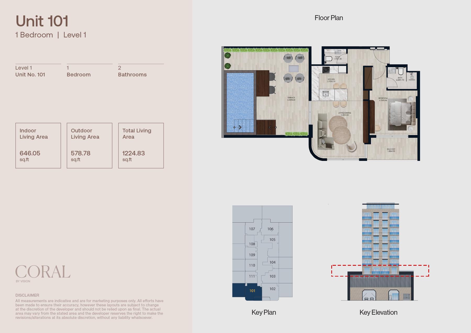 Coral by Vision floor plan 2