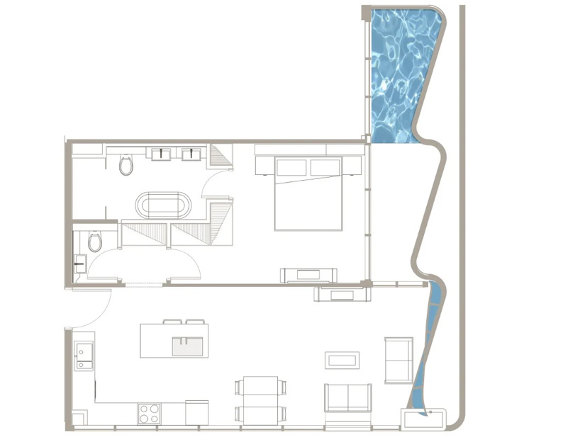 Iluka Residences at Dubai Islands floor plan 1
