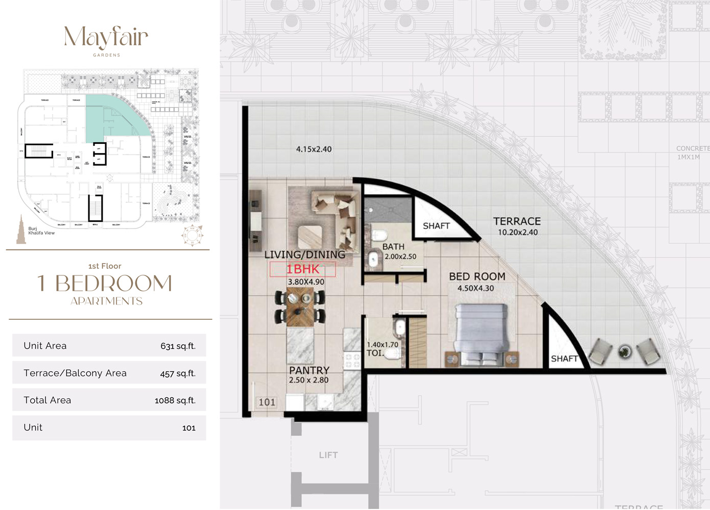 Mayfair Gardens by Majid floor plan 2