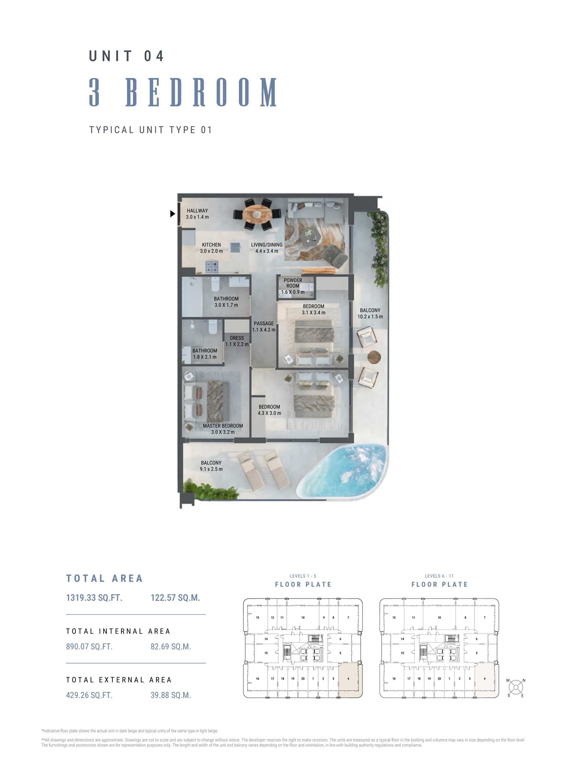Weybridge Gardens 3 floor plan 3