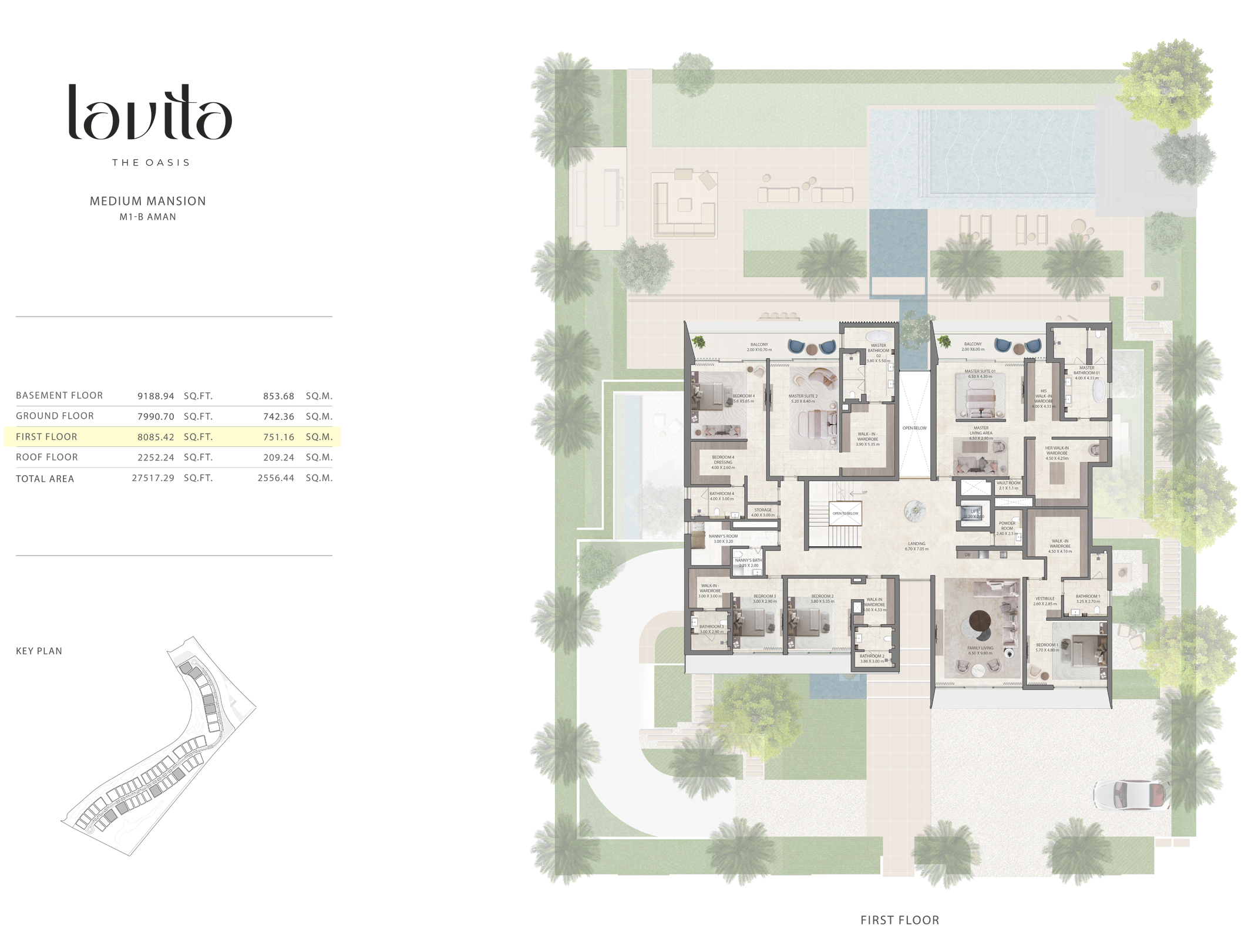 Lavita at The Oasis floor plan 1