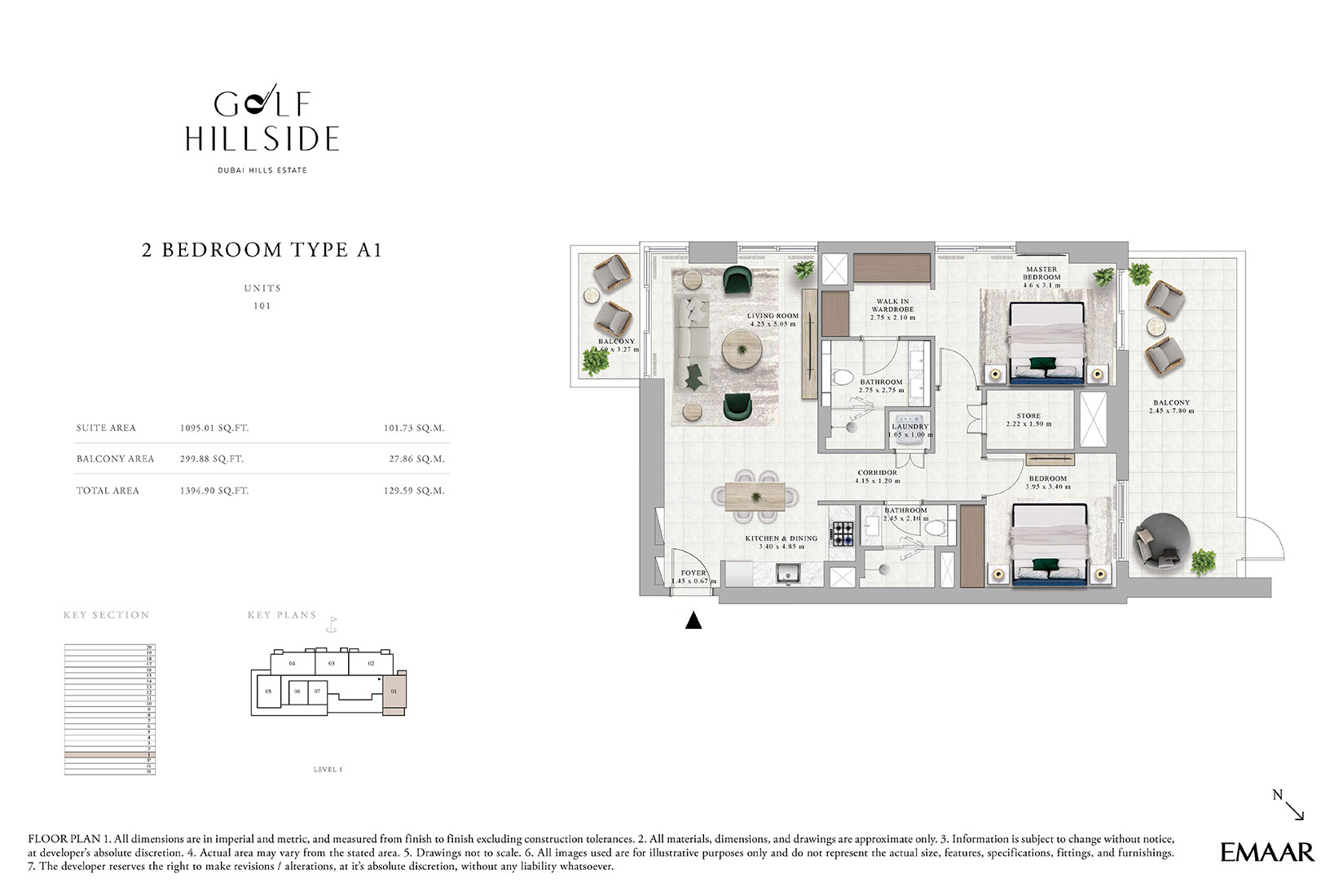 Golf Hillside at Dubai Hills Estate floor plan 2