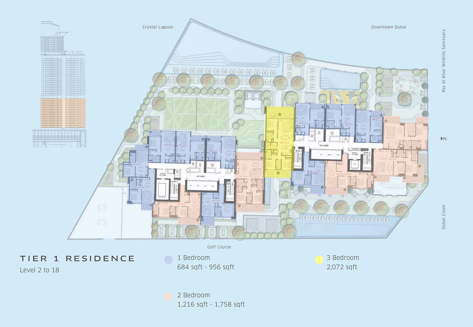 Amaal 8 Dubai floor plan 1