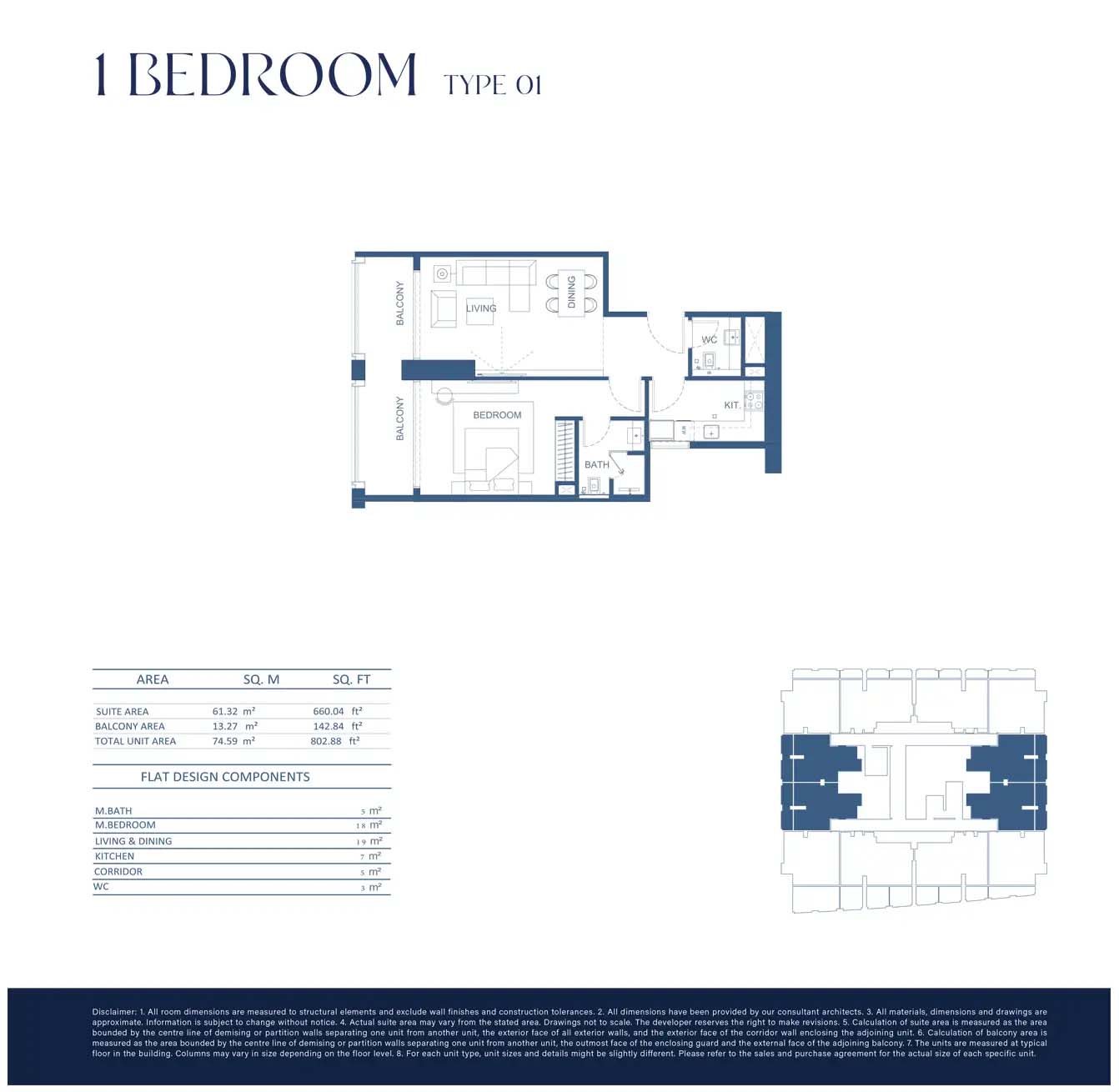 Binghatti Twilight floor plan 1