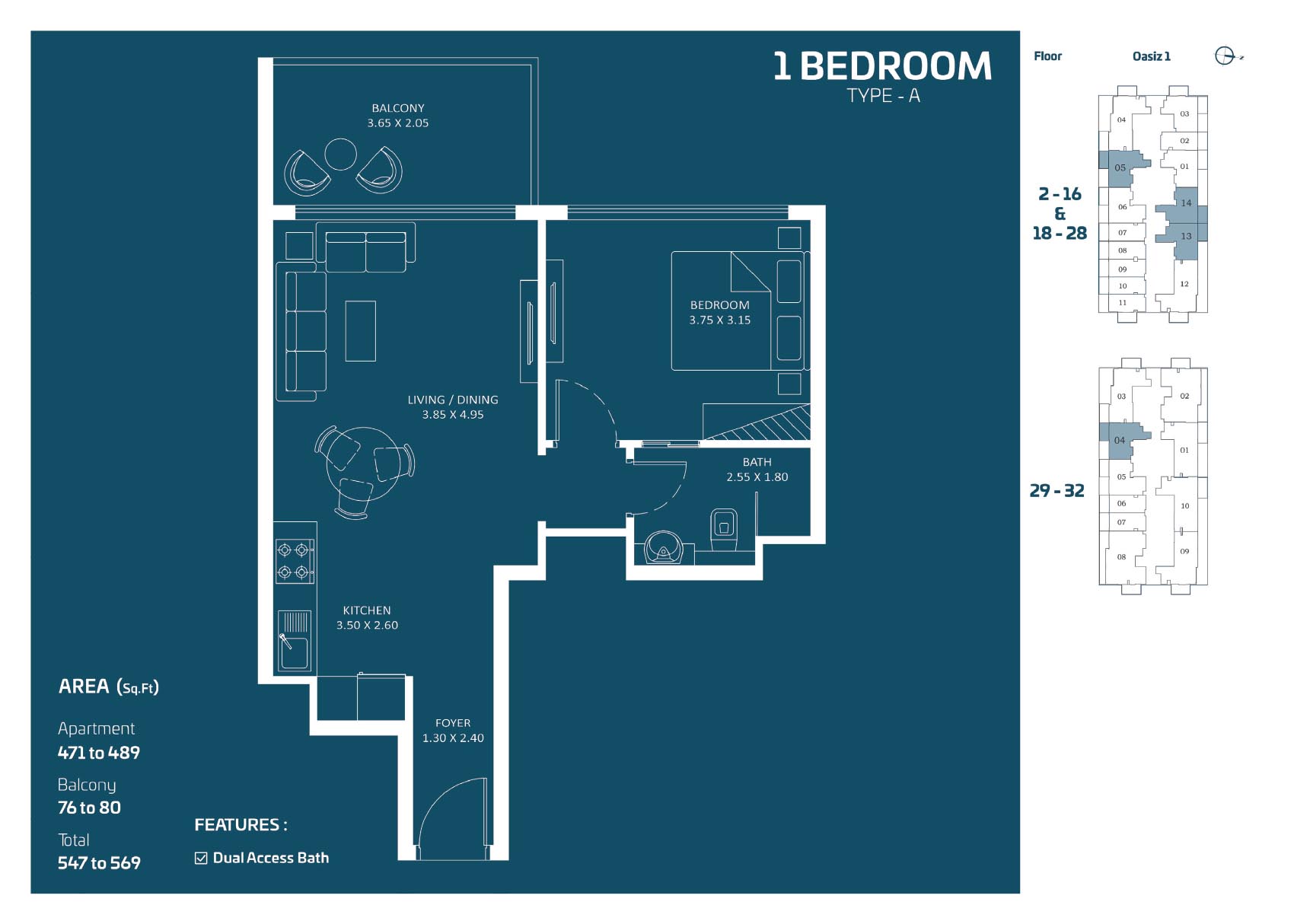 Oasiz by Danube floor plan 2