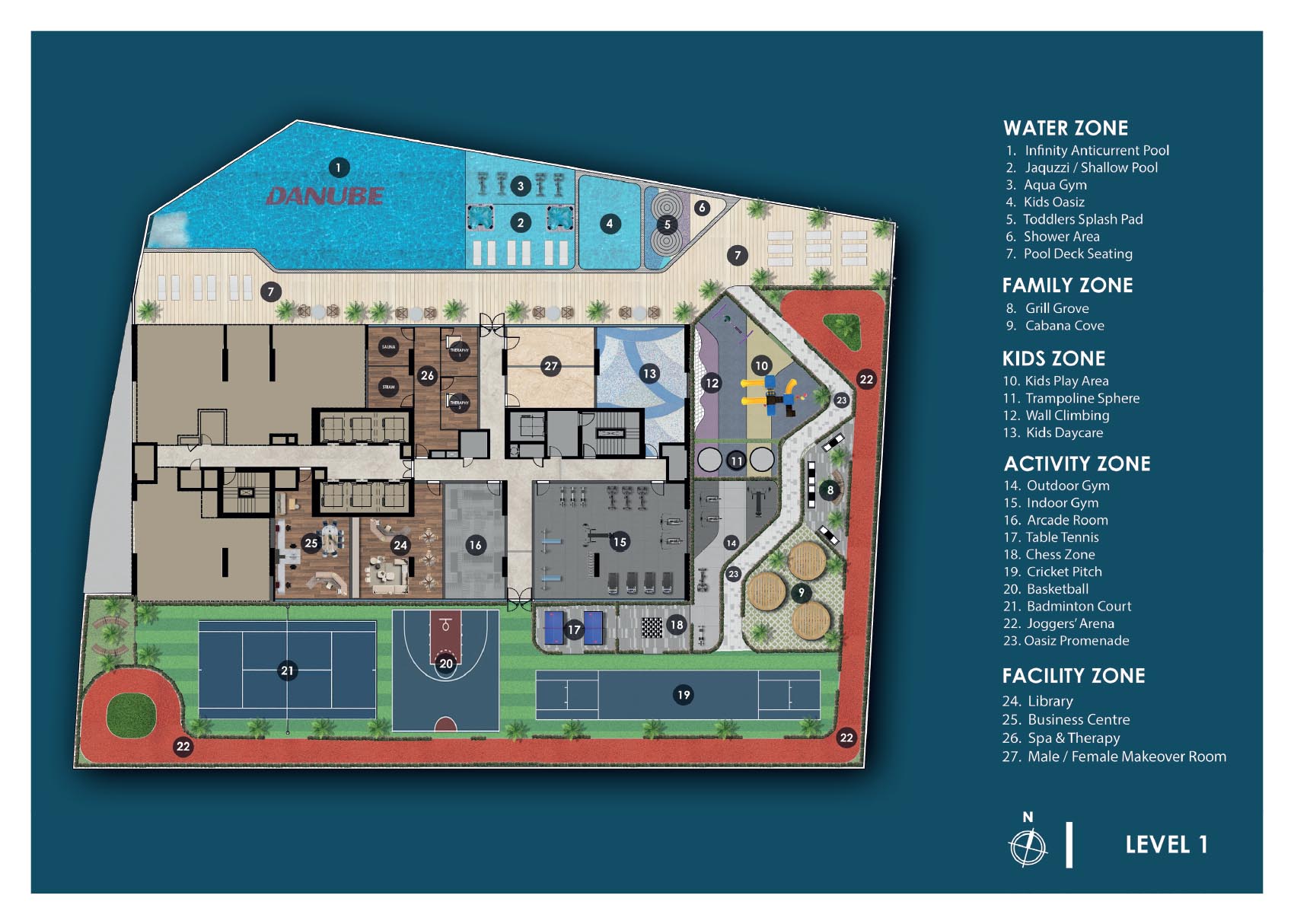 Oasiz by Danube floor plan 4