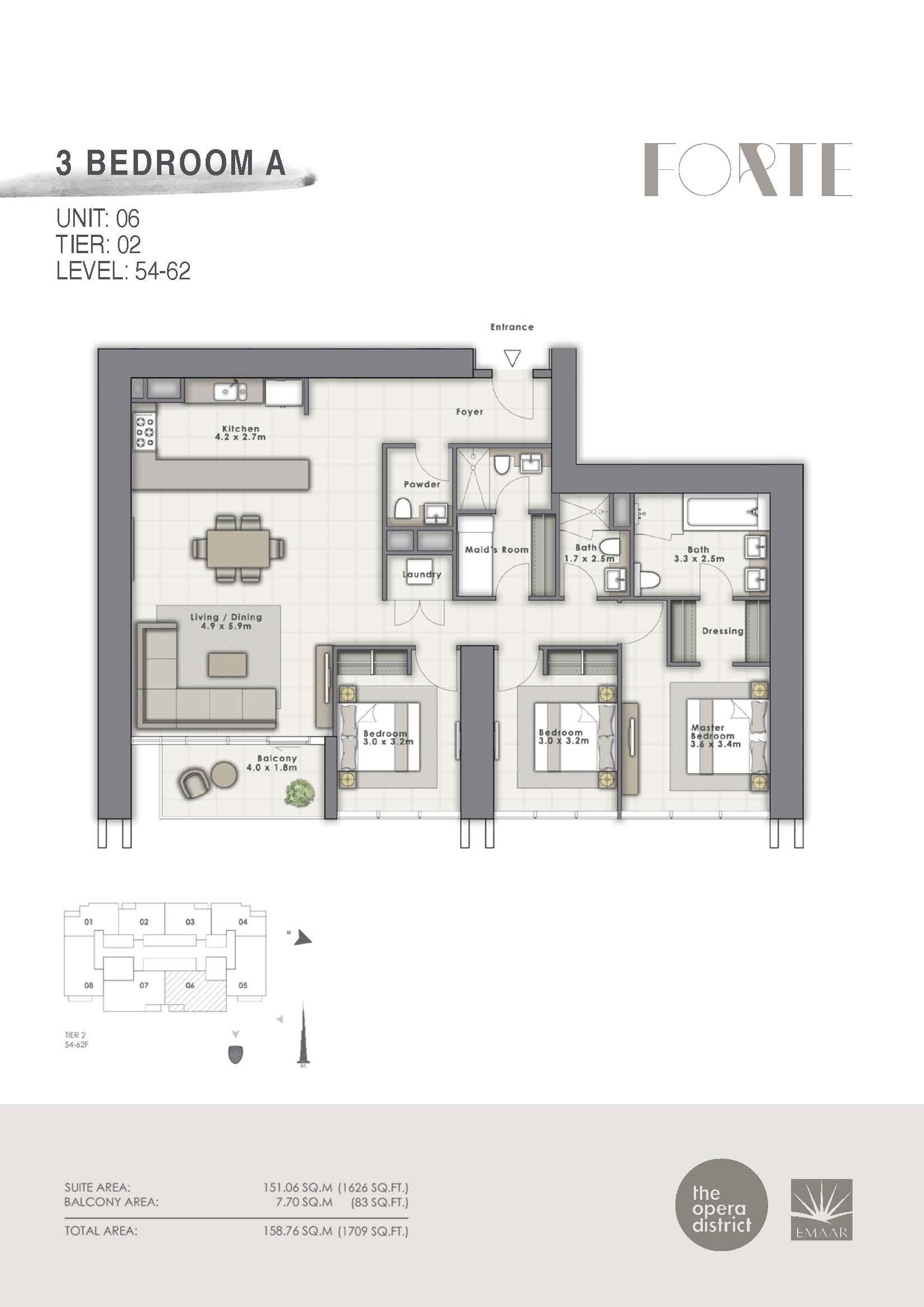 Forte at the Opera District floor plan 2