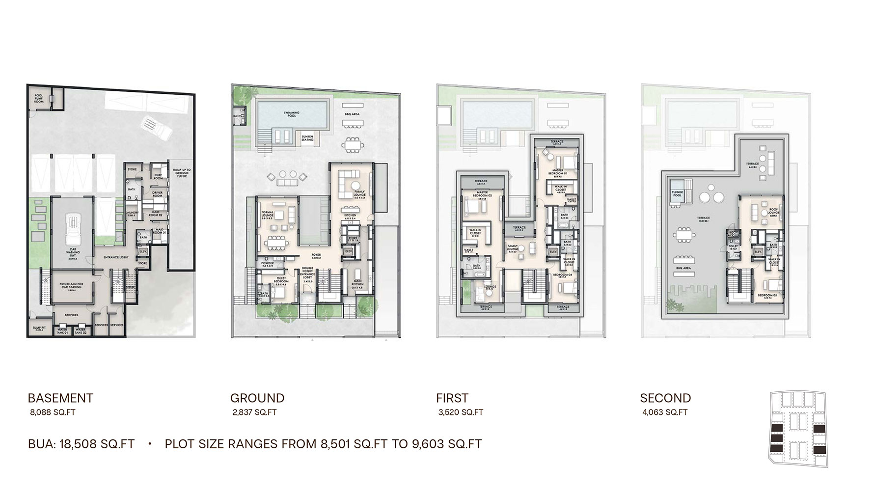 Nineteen Riviera Lagoon floor plan 1
