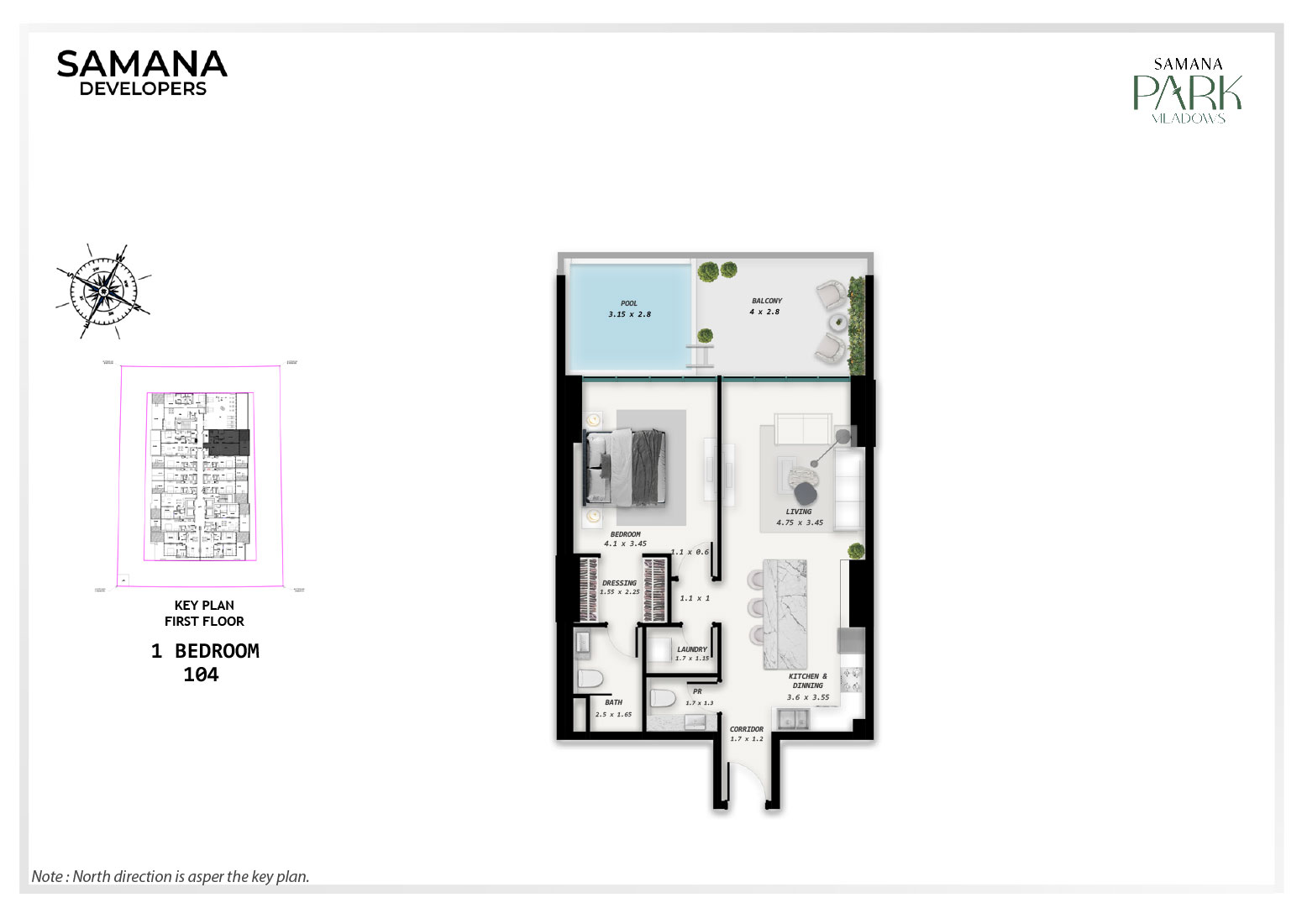 Samana Park Meadows floor plan 2