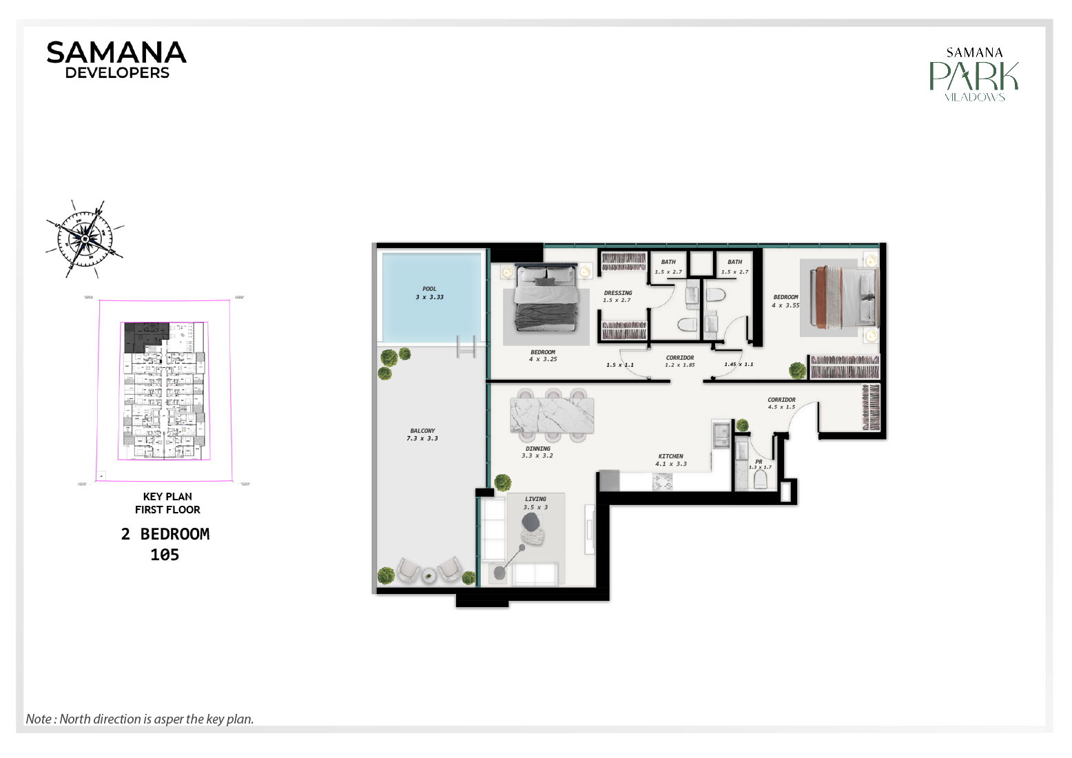 Samana Park Meadows floor plan 4