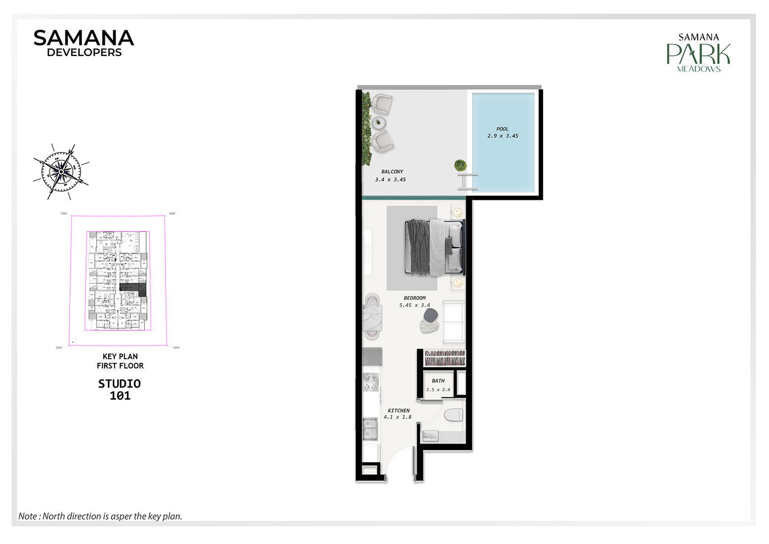 Samana Park Meadows floor plan 1