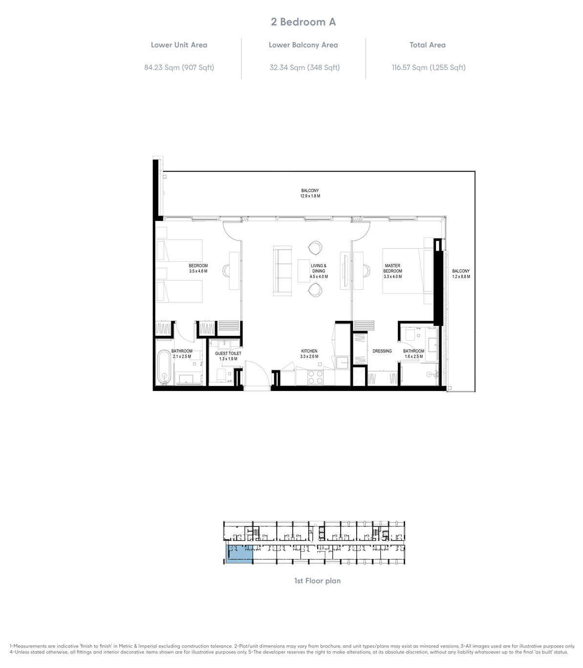 Arada IL Teatro Residences 2 floor plan 3