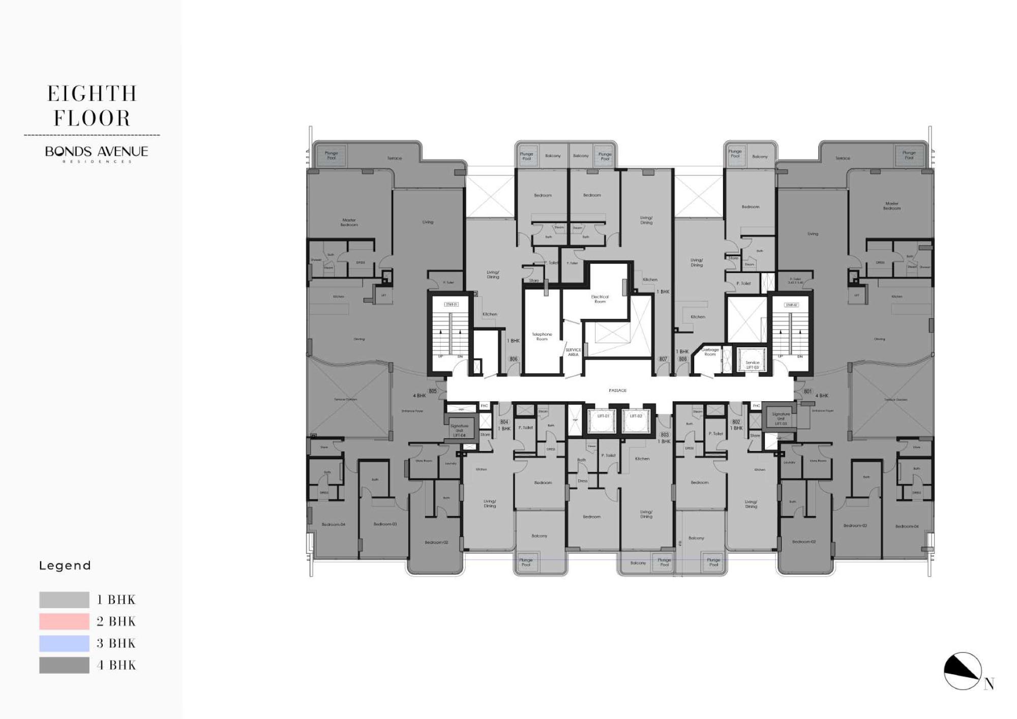 Bonds Avenue Residences at Dubai Islands floor plan 1