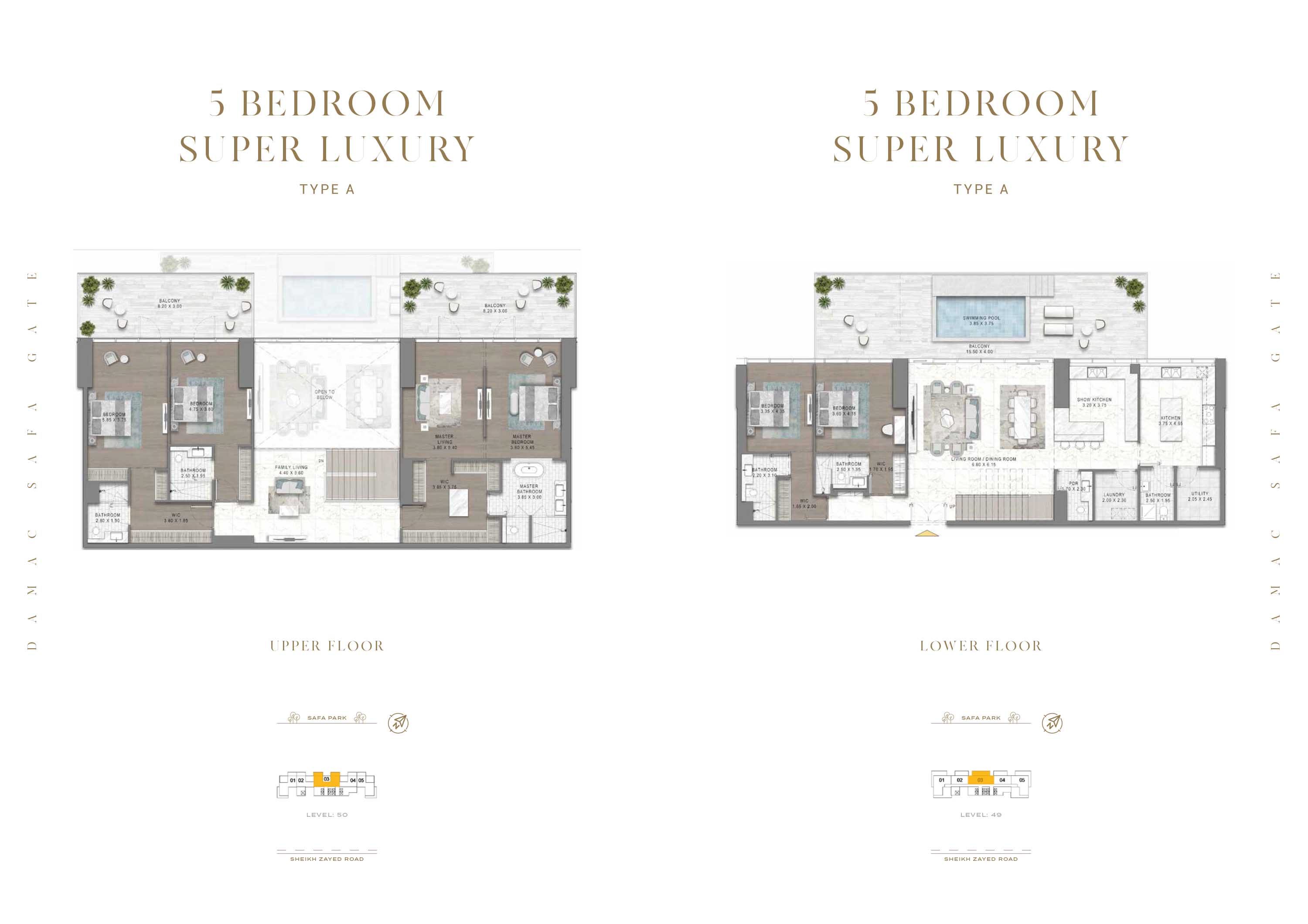 Damac Safa Gate floor plan 5