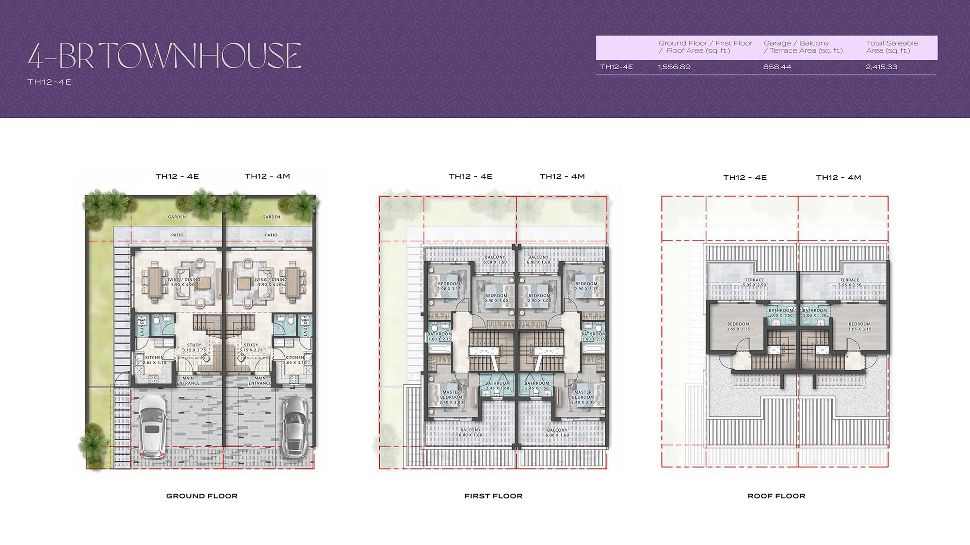 Violet Phase 4 at Damac Hills 2 floor plan 1