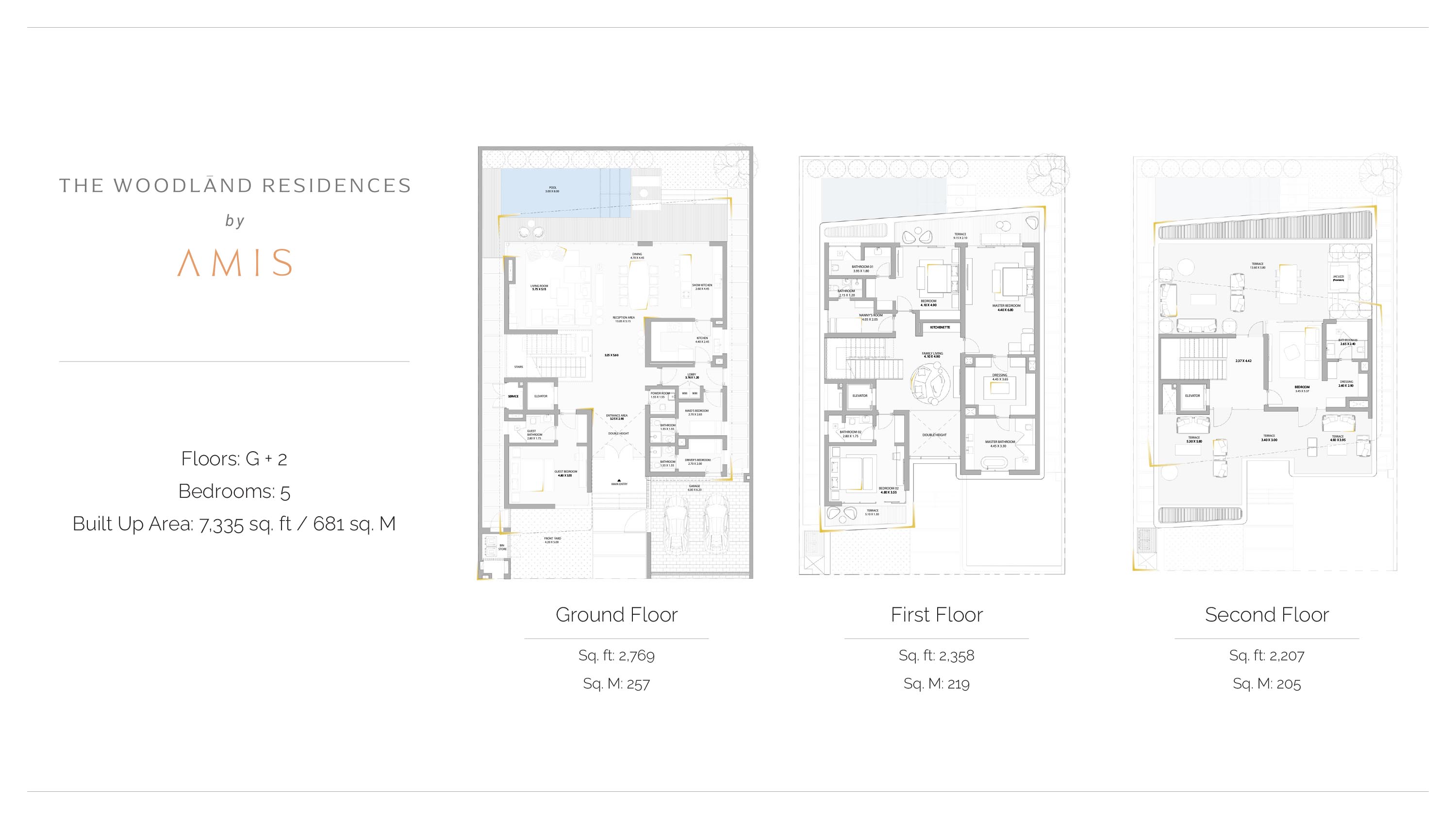 The Woodland Residences floor plan 1