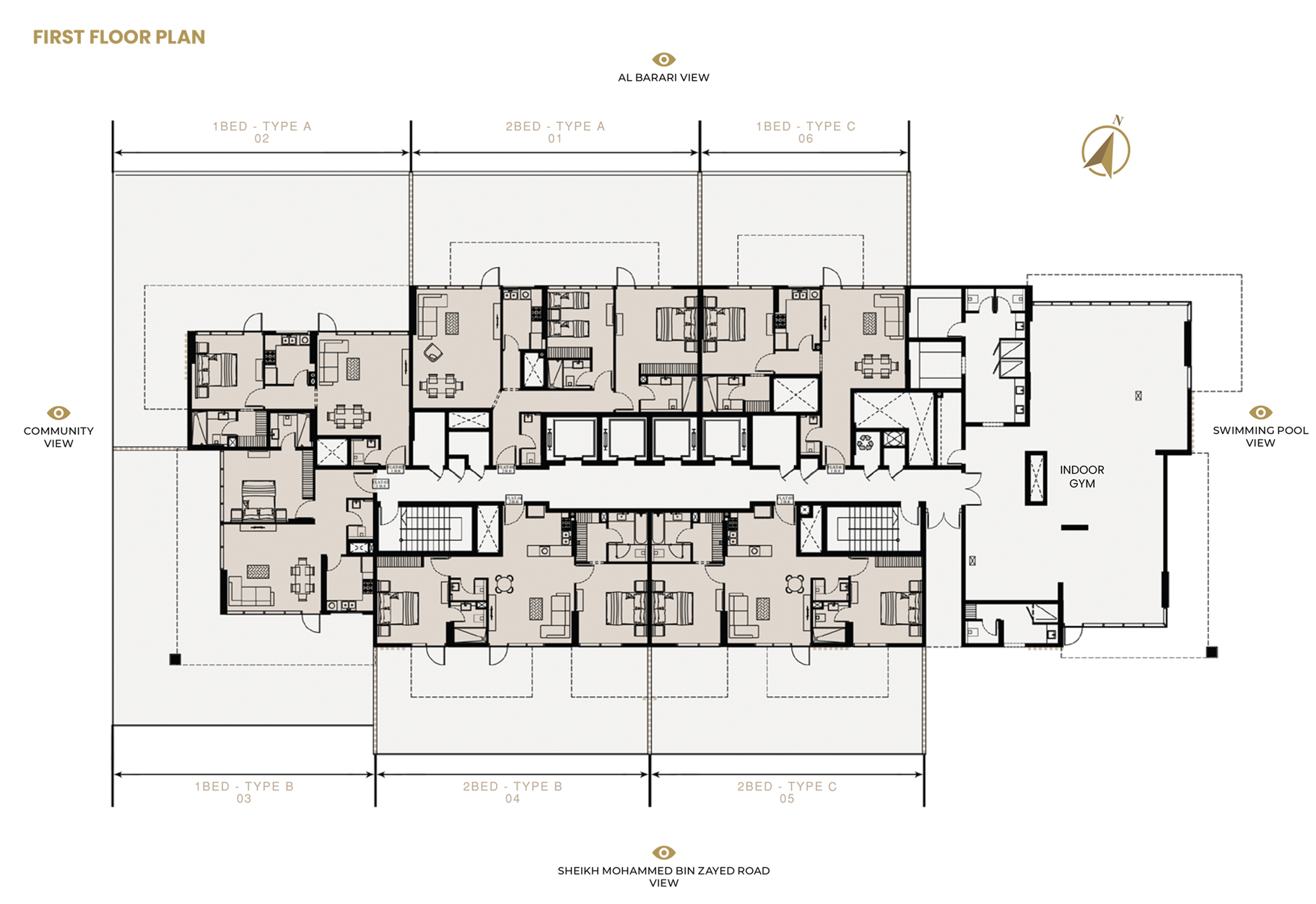 Deansgate at Majan floor plan 3