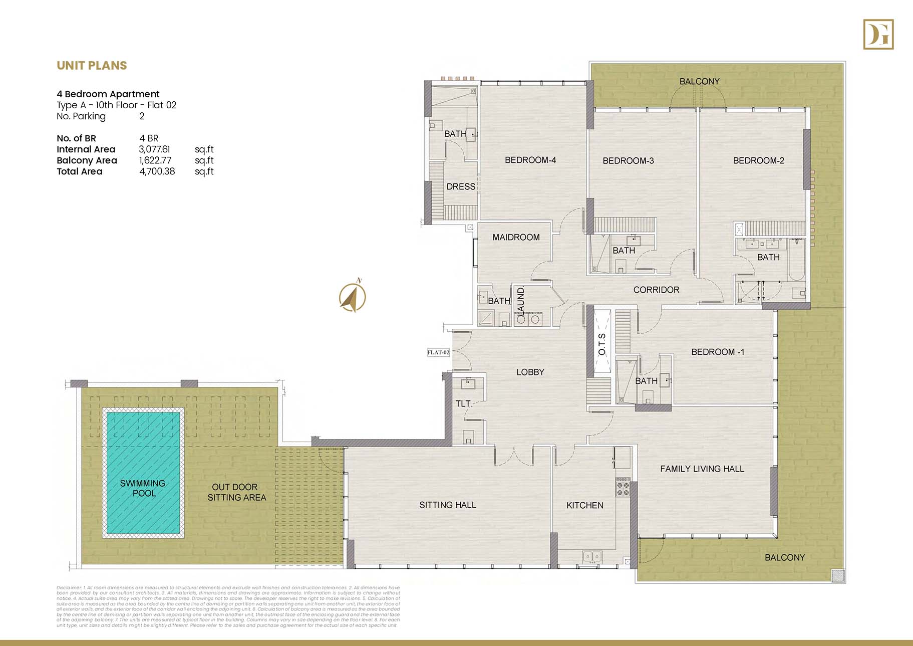 Deansgate at Majan floor plan 6