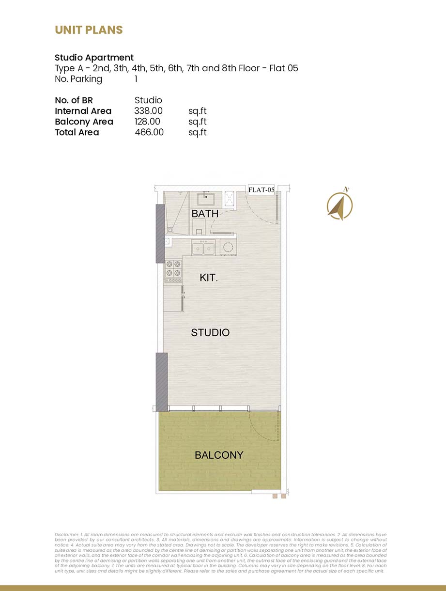 Deansgate at Majan floor plan 1