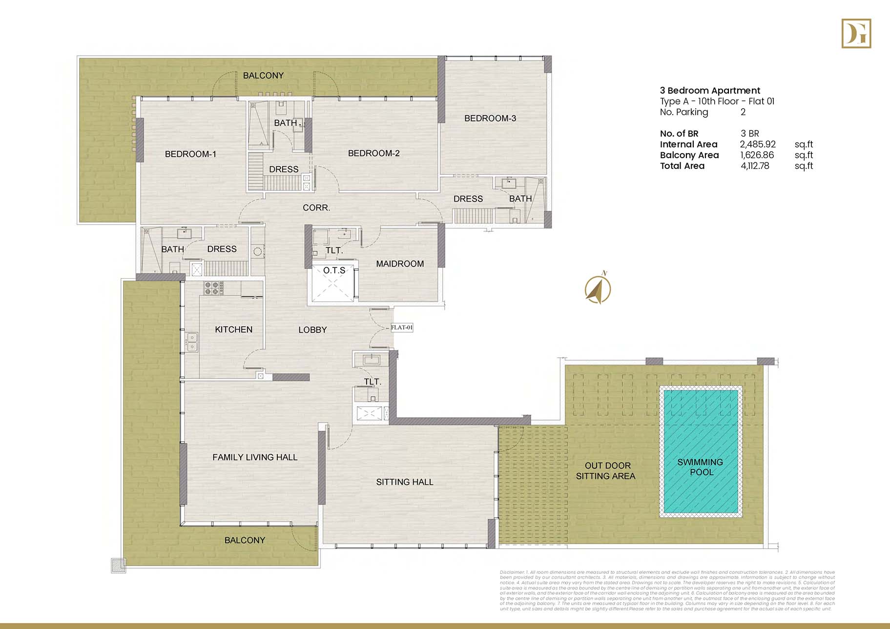 Deansgate at Majan floor plan 5