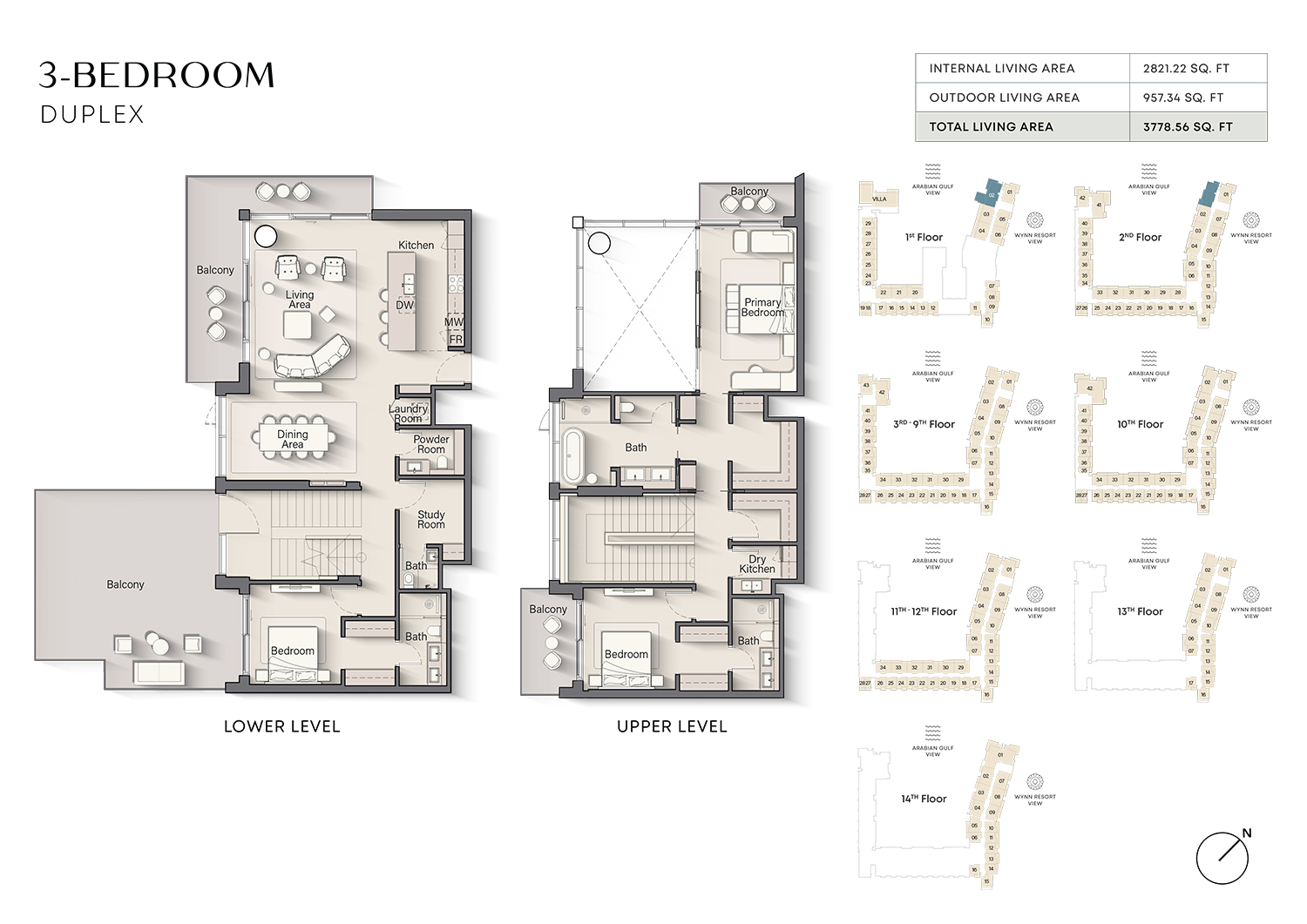 Playa Del Sol at Al Marjan Island floor plan 5
