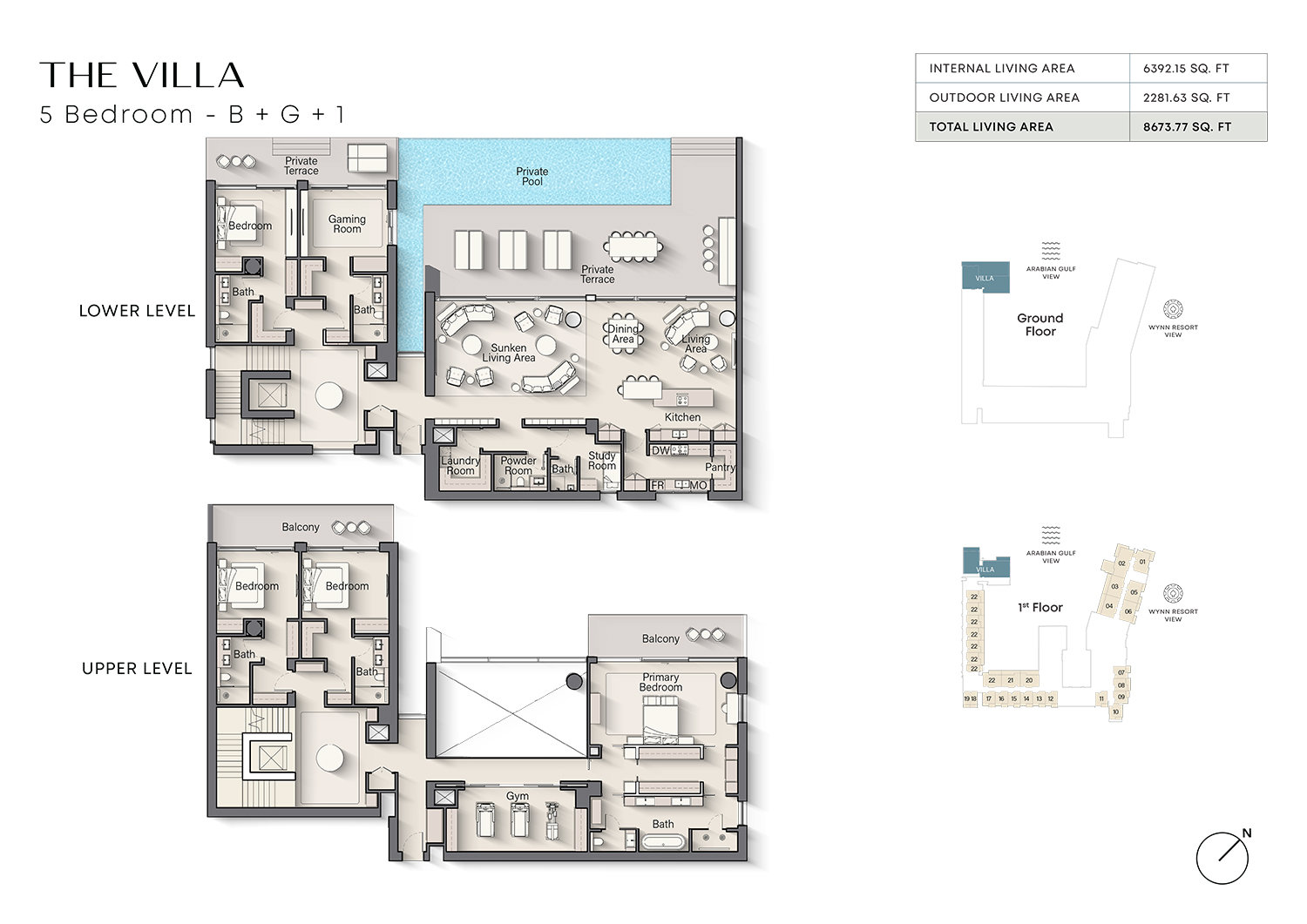 Playa Del Sol at Al Marjan Island floor plan 6