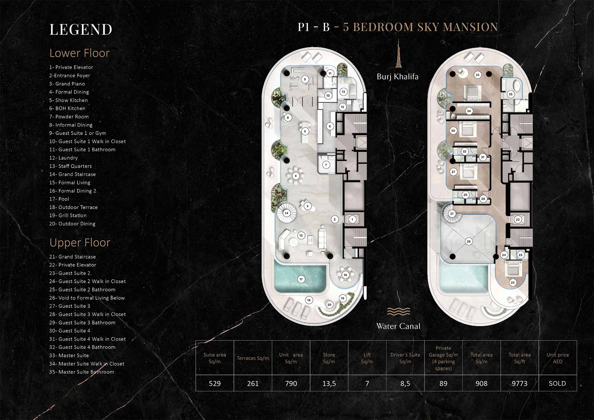 The Rings at Dubai Water Canal floor plan 1