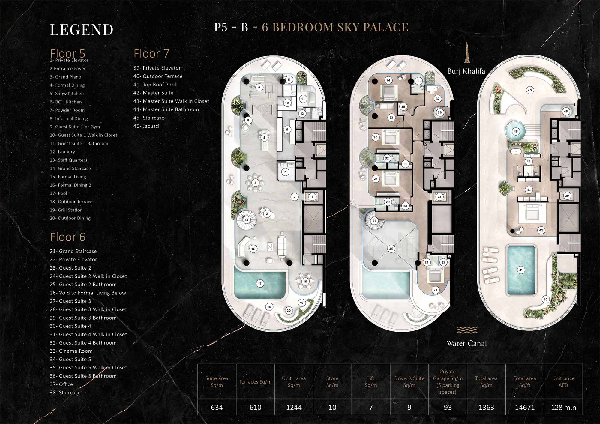 The Rings at Dubai Water Canal floor plan 3