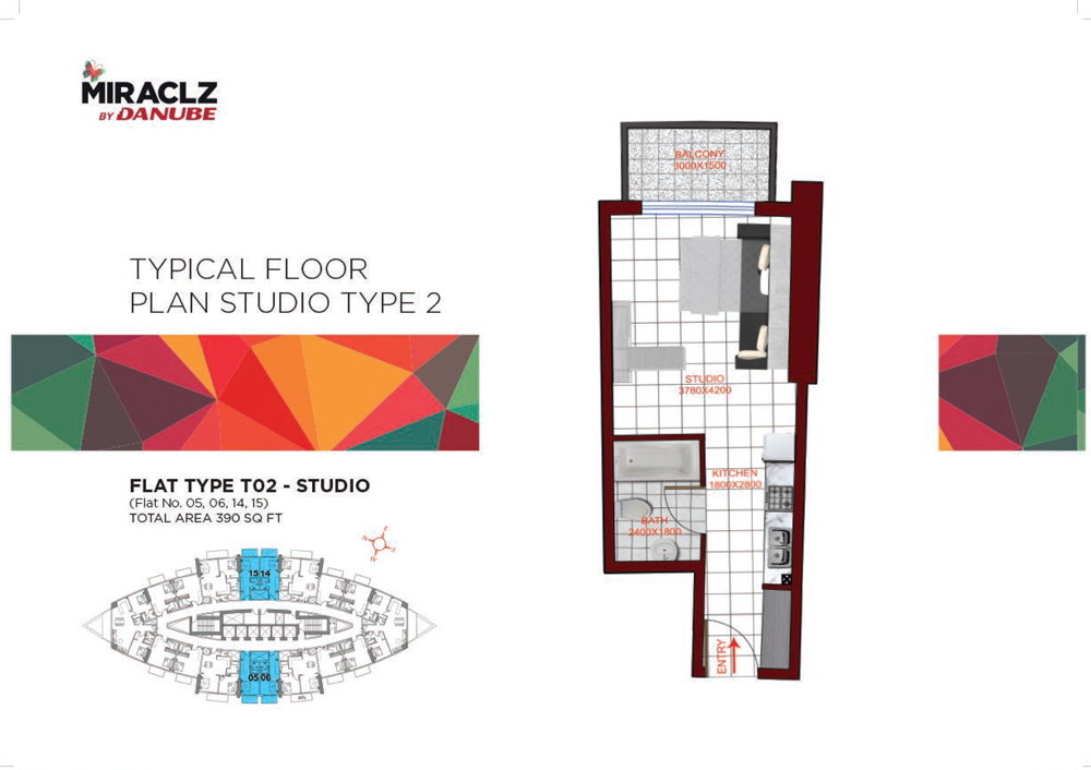 DANUBE MIRACLZ floor plan 1