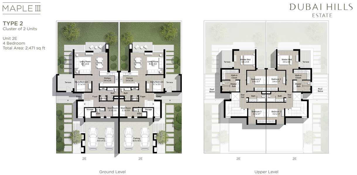 Maple III Townhouses floor plan 2