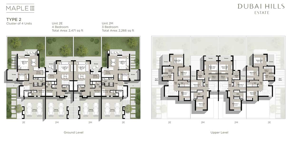 Maple III Townhouses floor plan 1