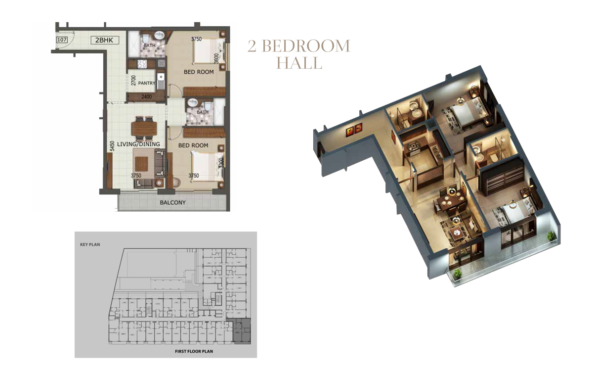 Oxford Residence floor plan 3