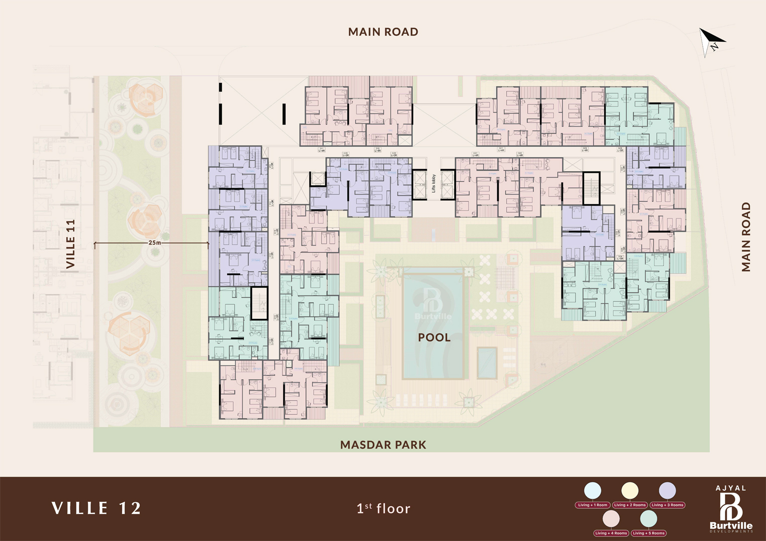 Ville 12 at Masdar City floor plan 1