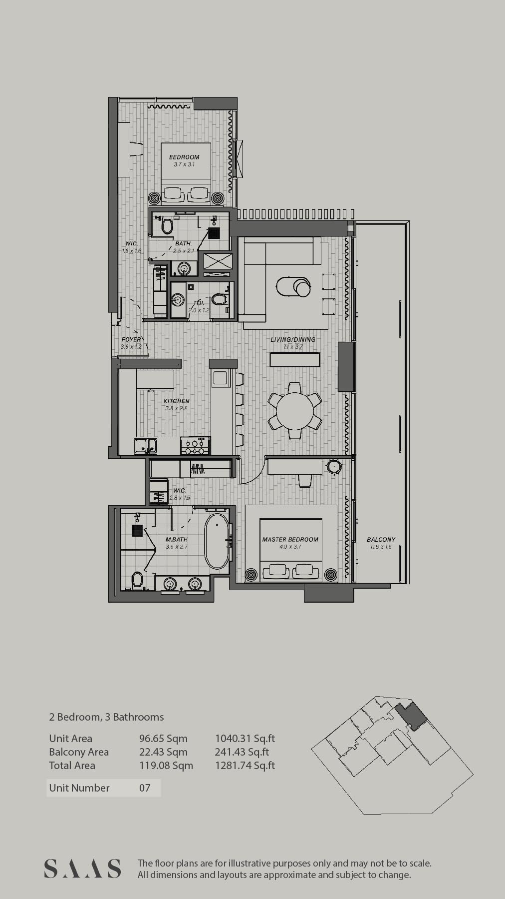 Reem Eleven floor plan 3