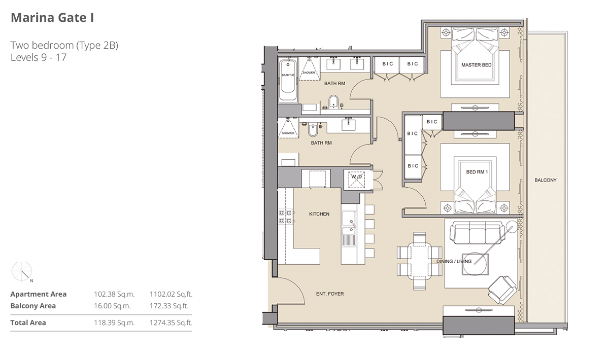 The Residences floor plan 3
