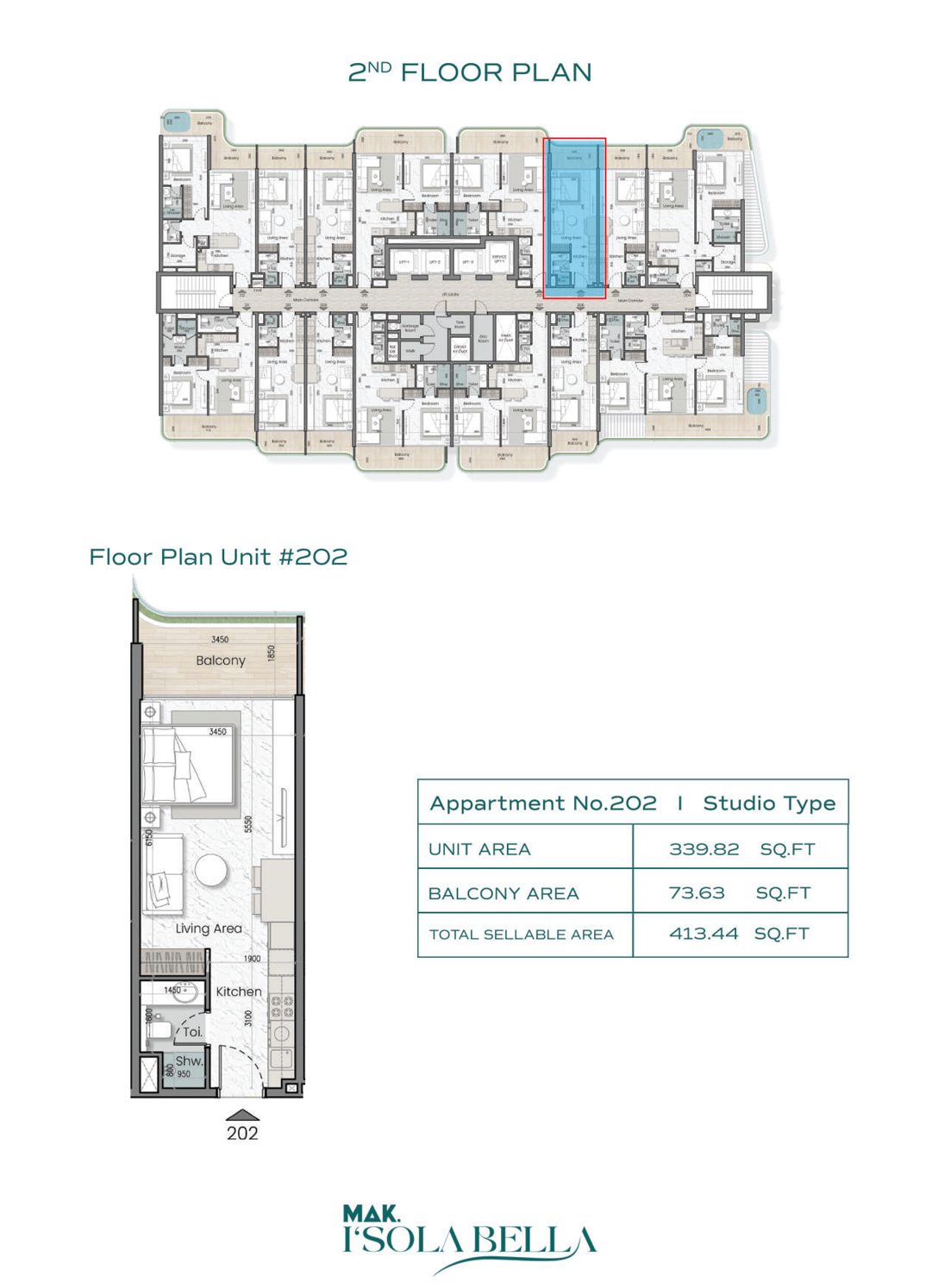 MAK Isola Bella floor plan 1