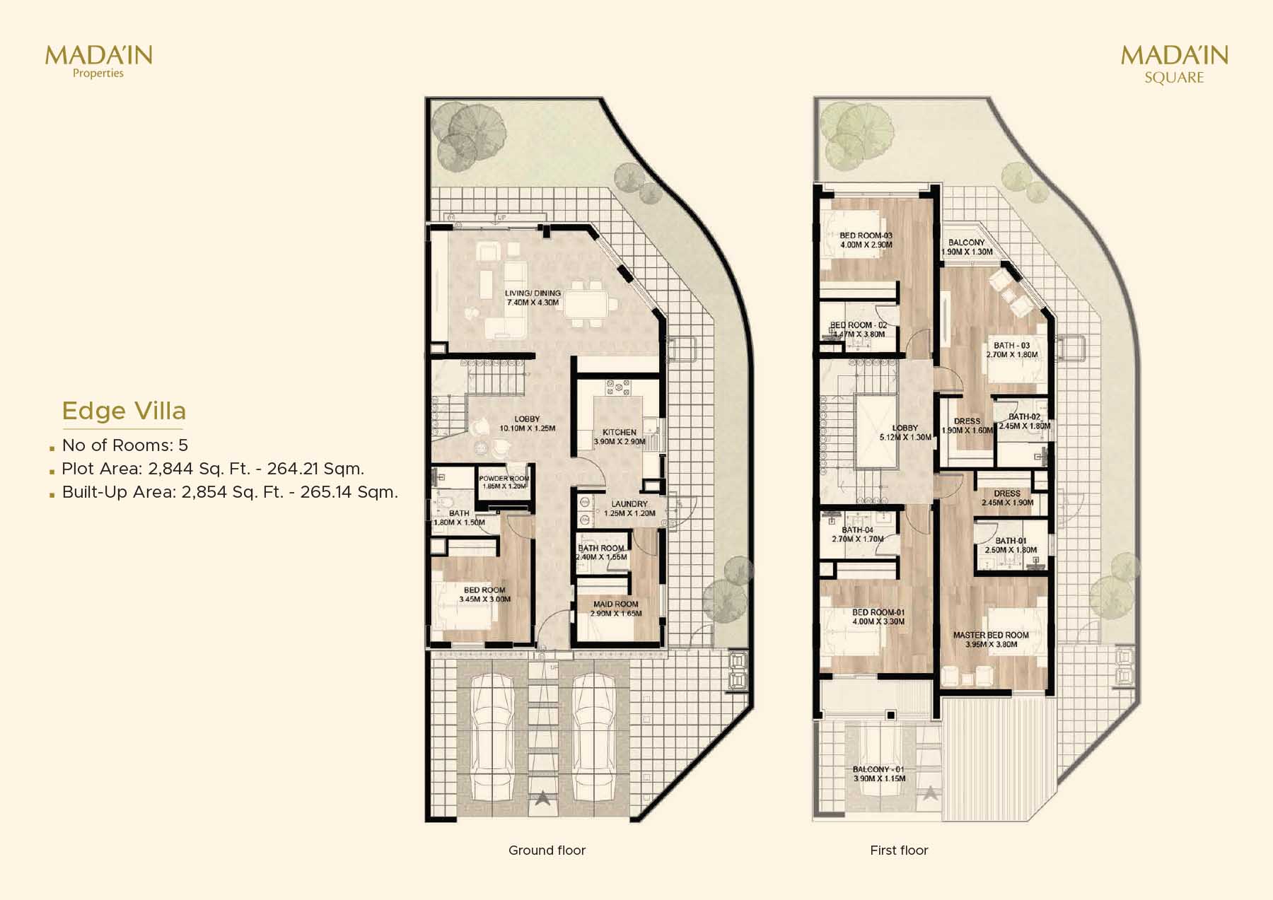 Madain Square at Sharjah floor plan 2