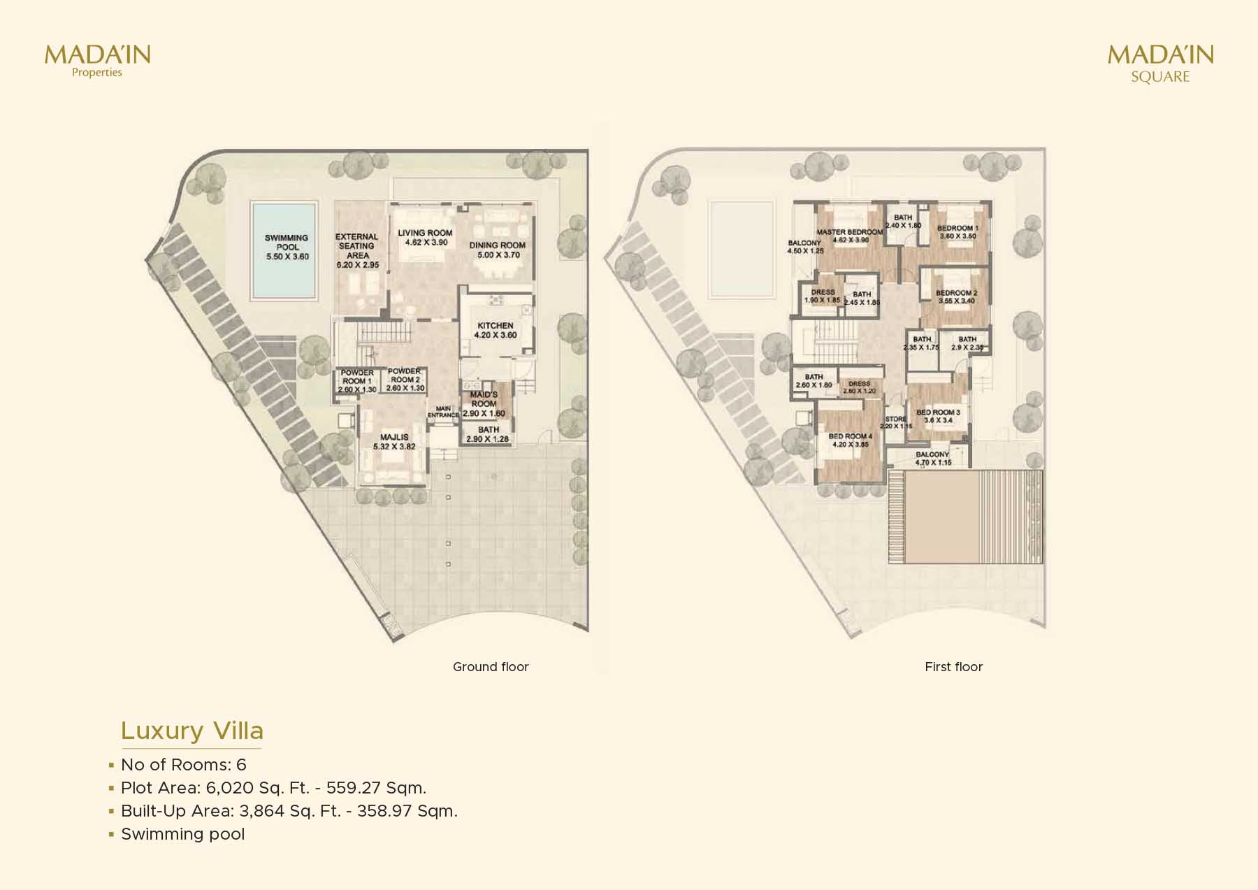 Madain Square at Sharjah floor plan 3