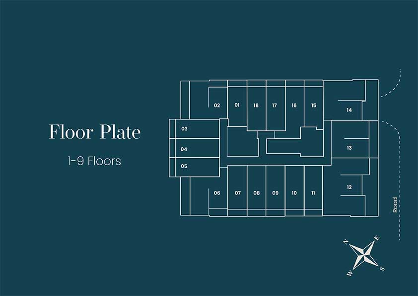 Oasis Lofts by Uniestate floor plan 3