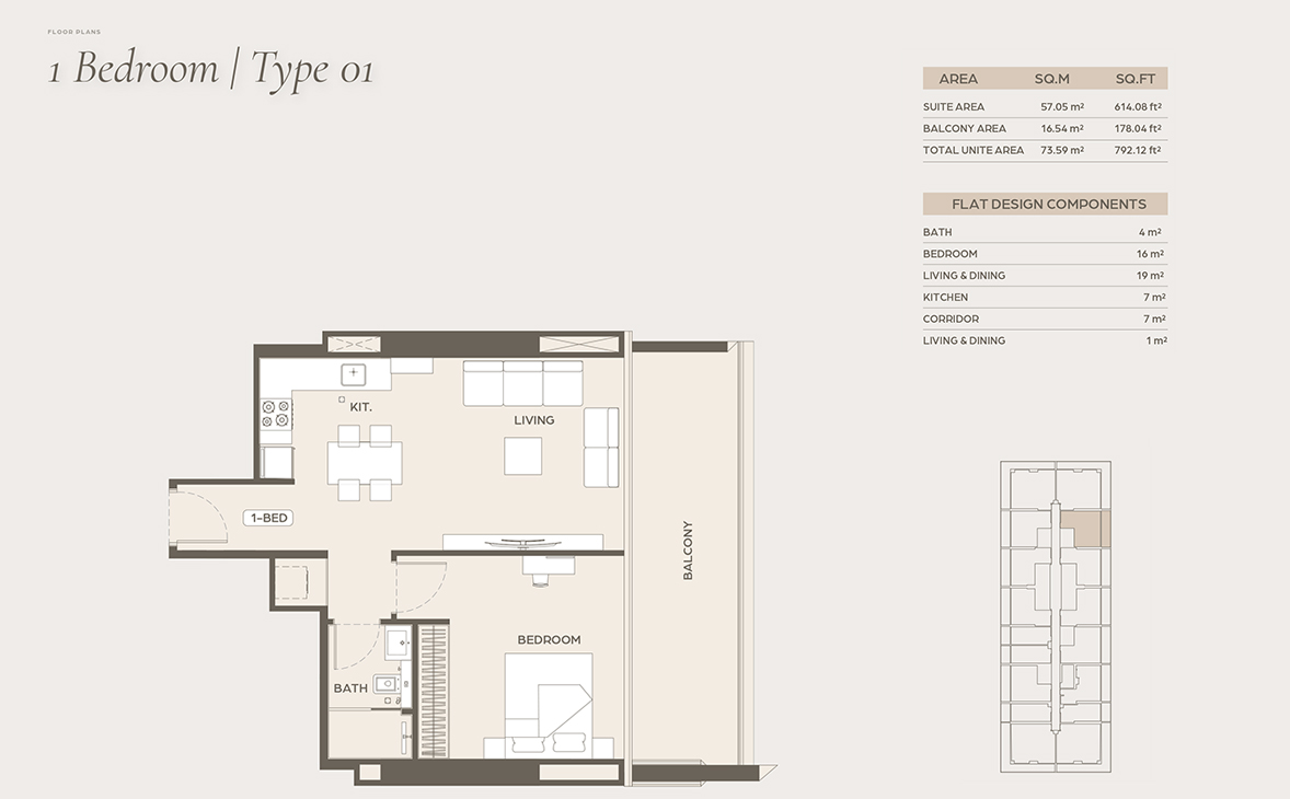 Binghatti Ivory floor plan 2