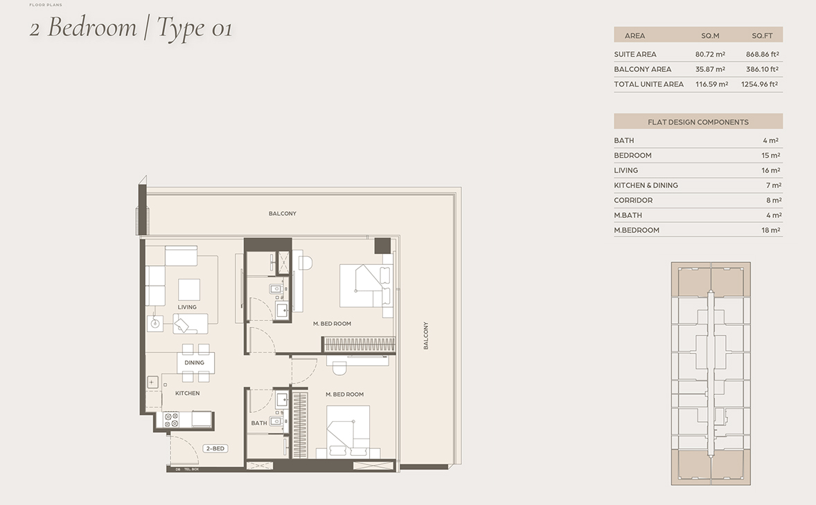 Binghatti Ivory floor plan 4