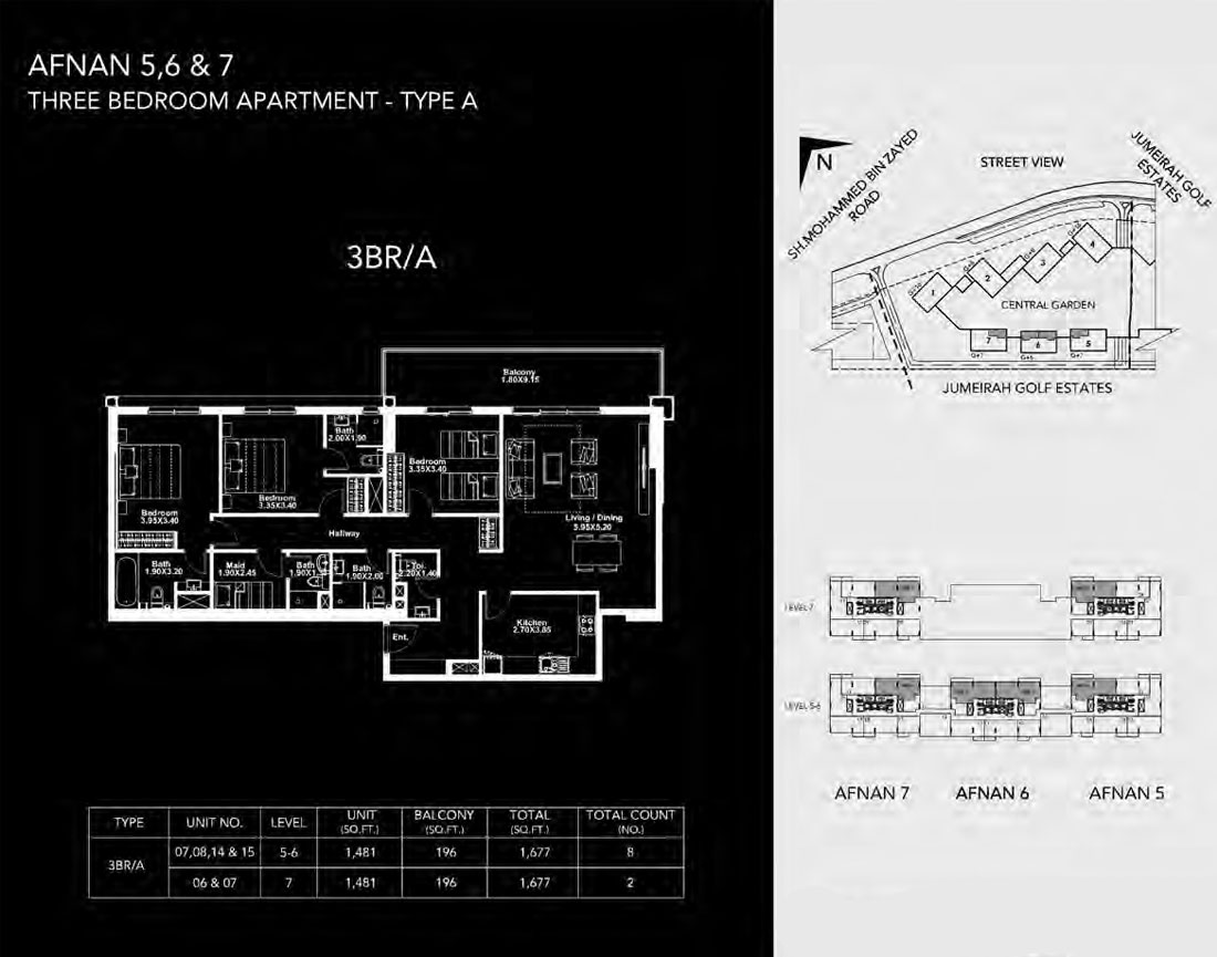 Midtown by Deyaar floor plan 4